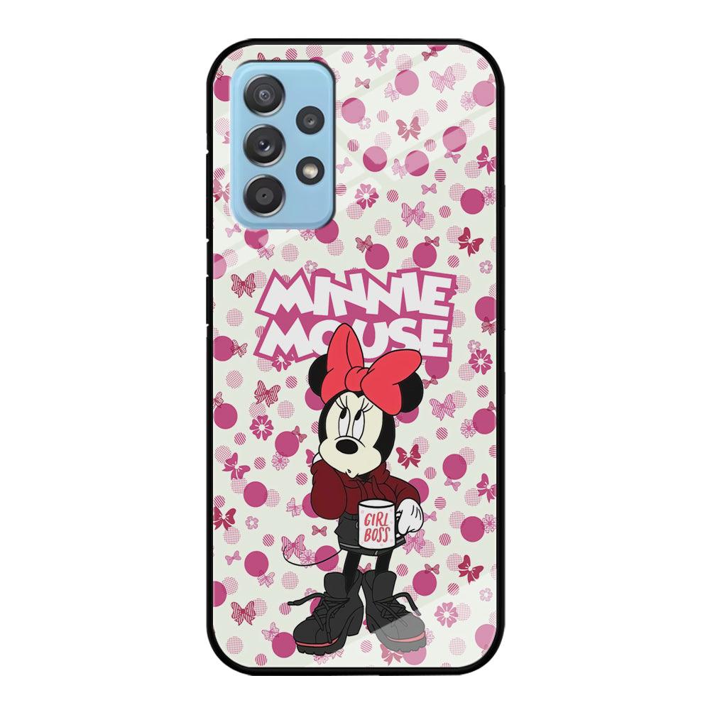 Minnie Mouse is Girl Boss Samsung Galaxy A52 Case-Oxvistore