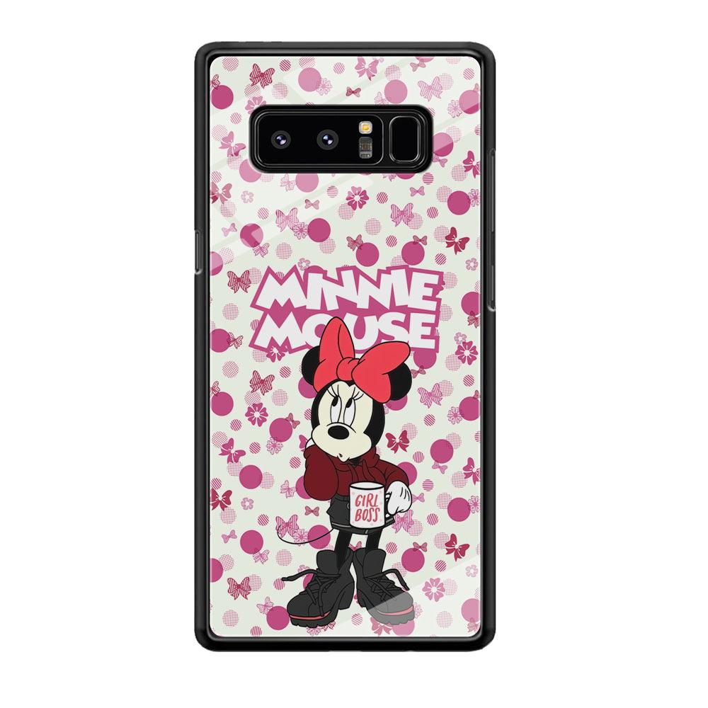 Minnie Mouse is Girl Boss Samsung Galaxy Note 8 Case-Oxvistore