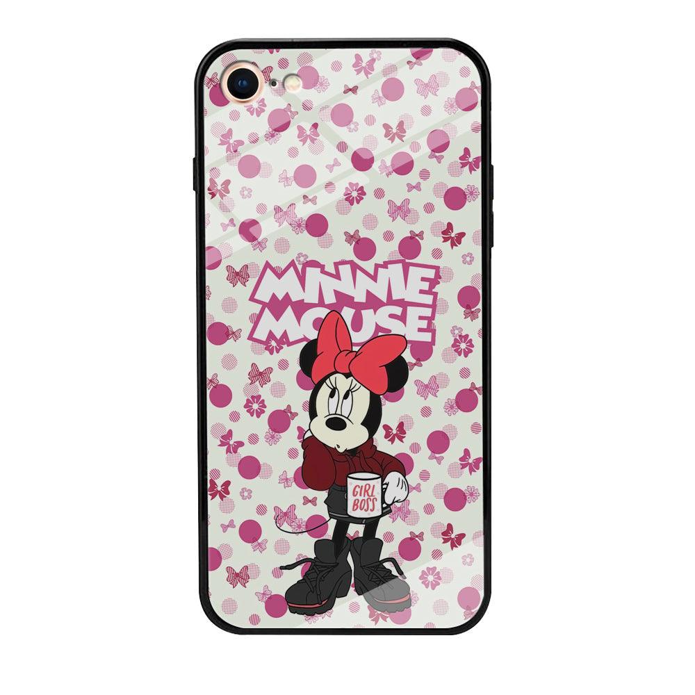 Minnie Mouse is Girl Boss iPhone 8 Case-Oxvistore