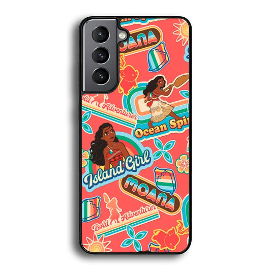 Moana The Spirit of Ocean Samsung Galaxy S22 Case-Rubber Black (2D Case)-Oxvistore