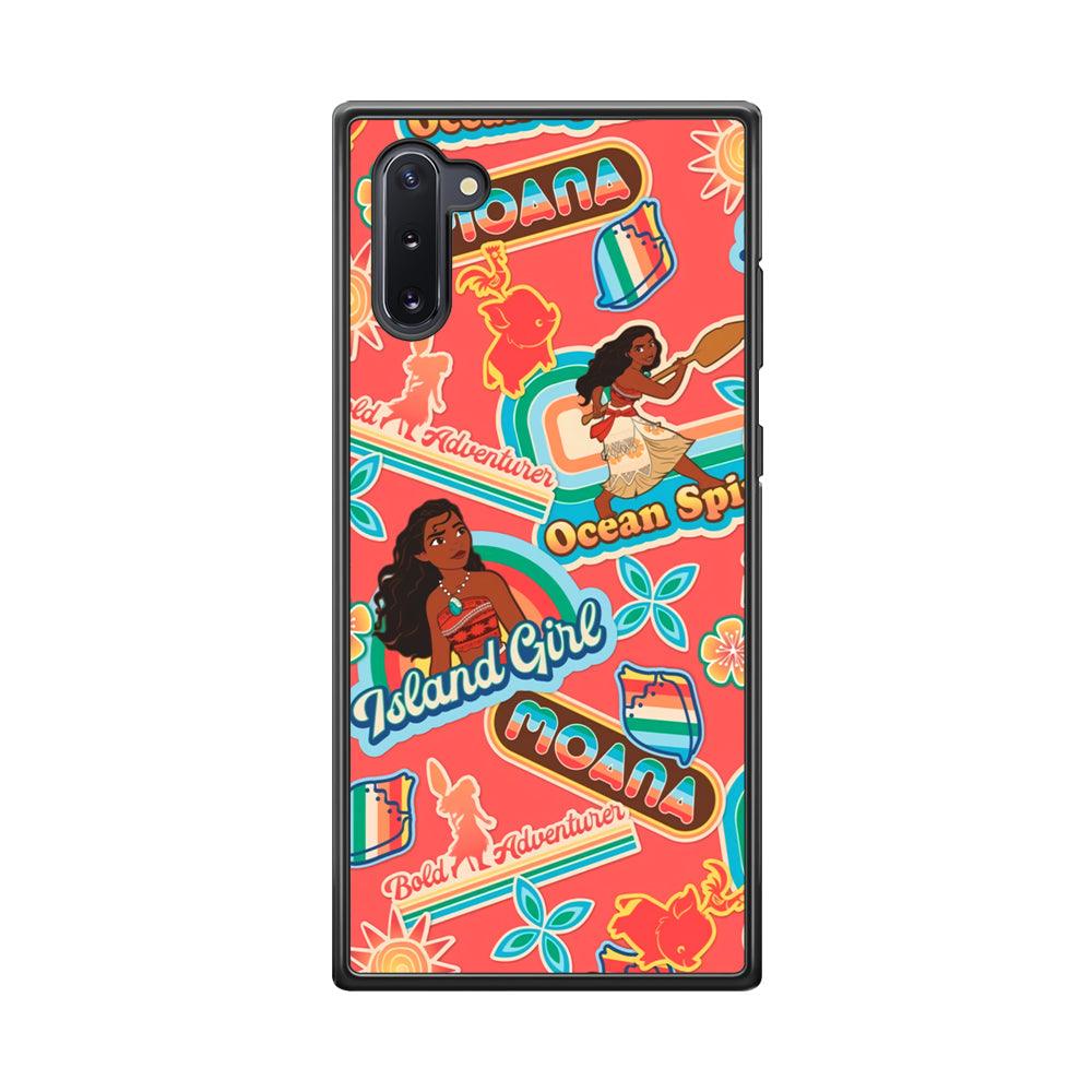 Moana The Spirit of Ocean Samsung Galaxy Note 10 Case-Rubber Black (2D Case)-Oxvistore