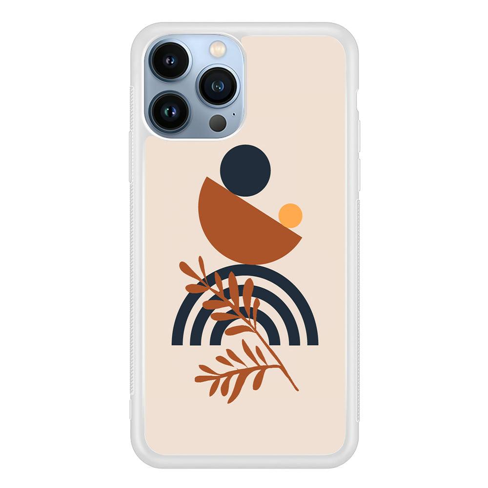 Modern Shapes The Balance of Nature iPhone 14 Pro Max Case-Oxvistore