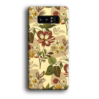 Modern Nature Scratches Hexagon Petals Samsung Galaxy Note 8 Case-Oxvistore