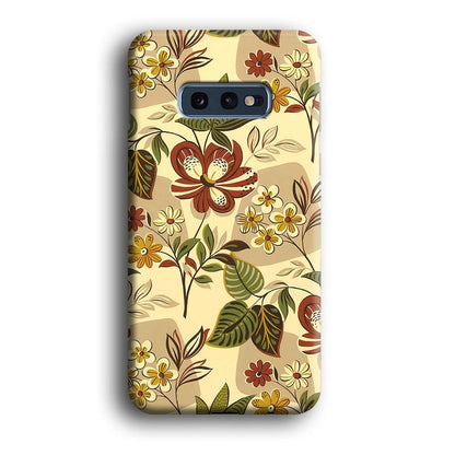 Modern Nature Scratches Hexagon Petals Samsung Galaxy S10E Case-Oxvistore