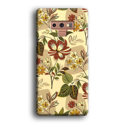 Modern Nature Scratches Hexagon Petals Samsung Galaxy Note 9 Case-Oxvistore