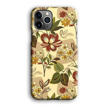 Modern Nature Scratches Hexagon Petals iPhone 12 Pro Case-Oxvistore