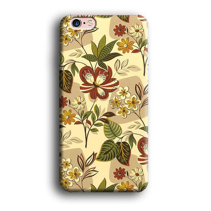 Modern Nature Scratches Hexagon Petals iPhone 6 | 6s Case-Oxvistore