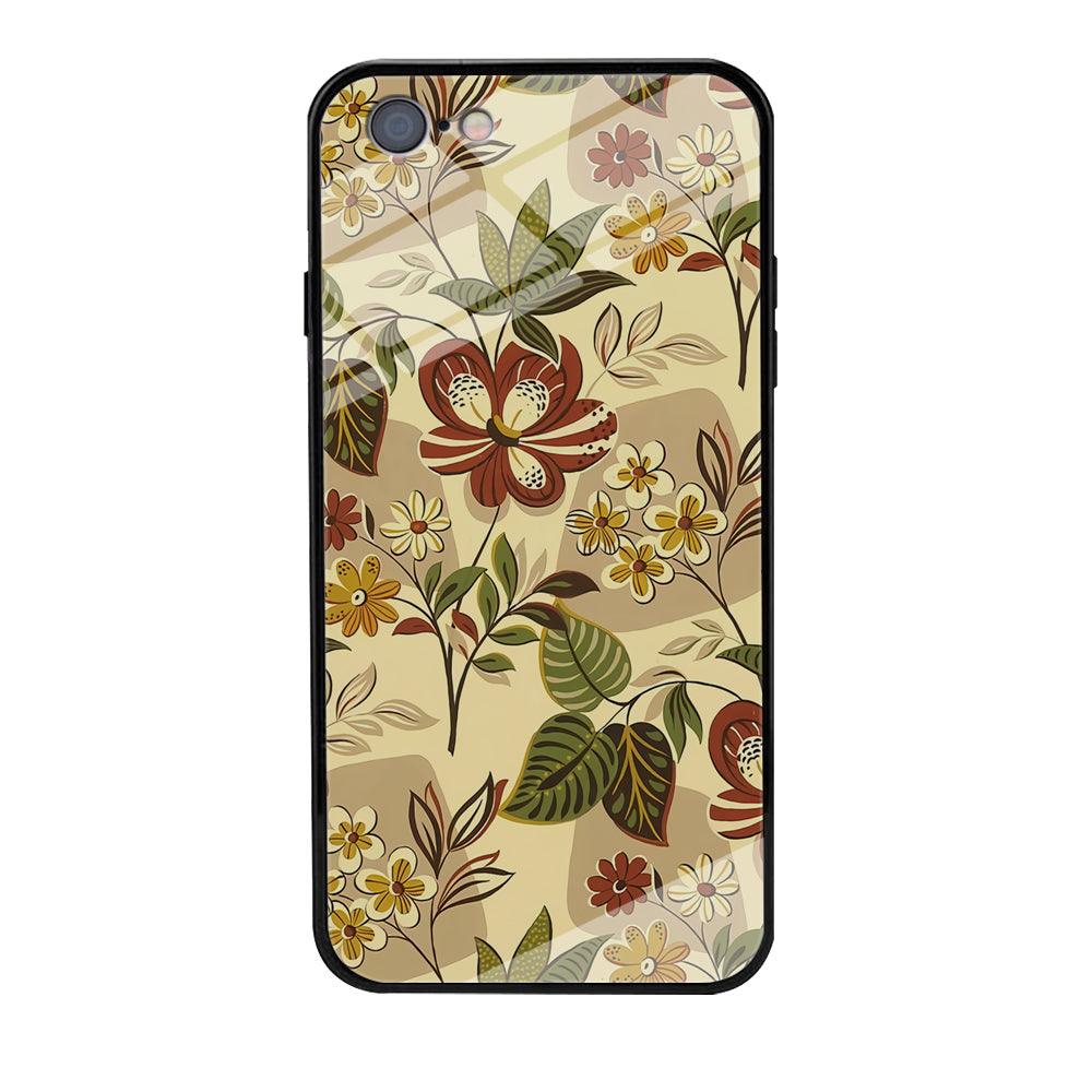 Modern Nature Scratches Hexagon Petals iPhone 6 | 6s Case-Oxvistore