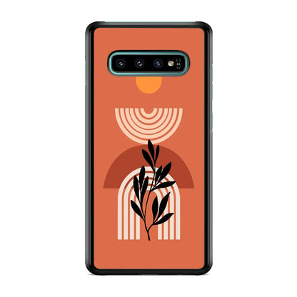 Modern Shapes Pillar Field Samsung Galaxy S10 Case-Oxvistore