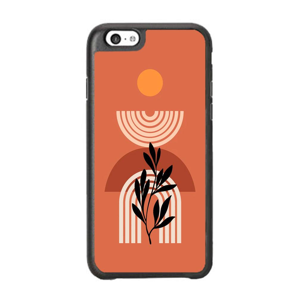 Modern Shapes Pillar Field iPhone 6 Plus | 6s Plus Case-Rubber Black (2D Case)-Oxvistore
