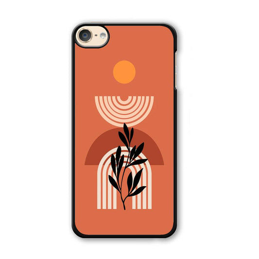 Modern Shapes Pillar Field iPod Touch 6 Case-Plastic Black (2D Case)-Oxvistore