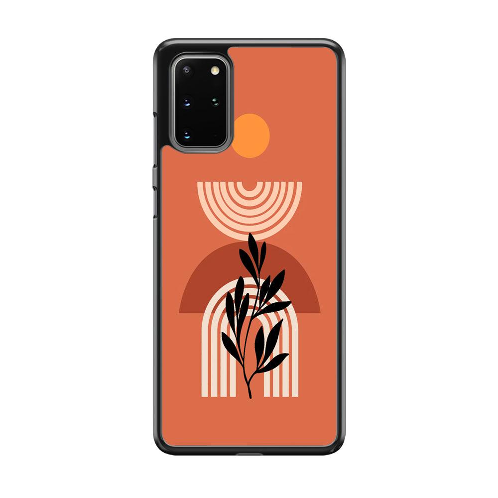Modern Shapes Pillar Field Samsung Galaxy S20 Plus Case-Rubber Black (2D Case)-Oxvistore