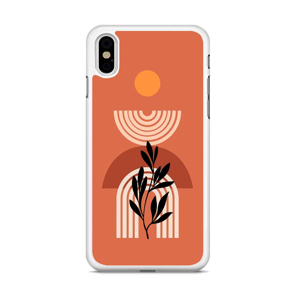 Modern Shapes Pillar Field iPhone X Case-Oxvistore