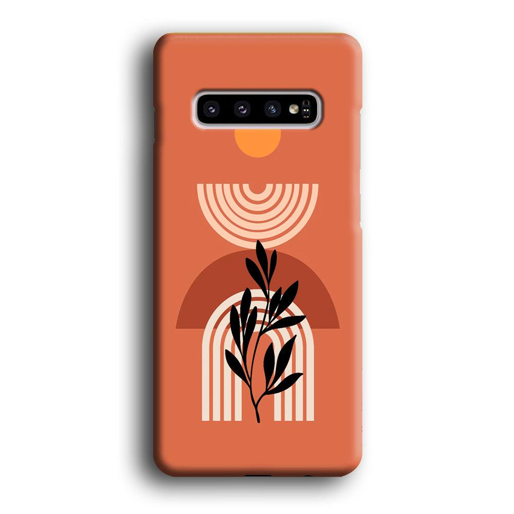 Modern Shapes Pillar Field Samsung Galaxy S10 Case-Oxvistore