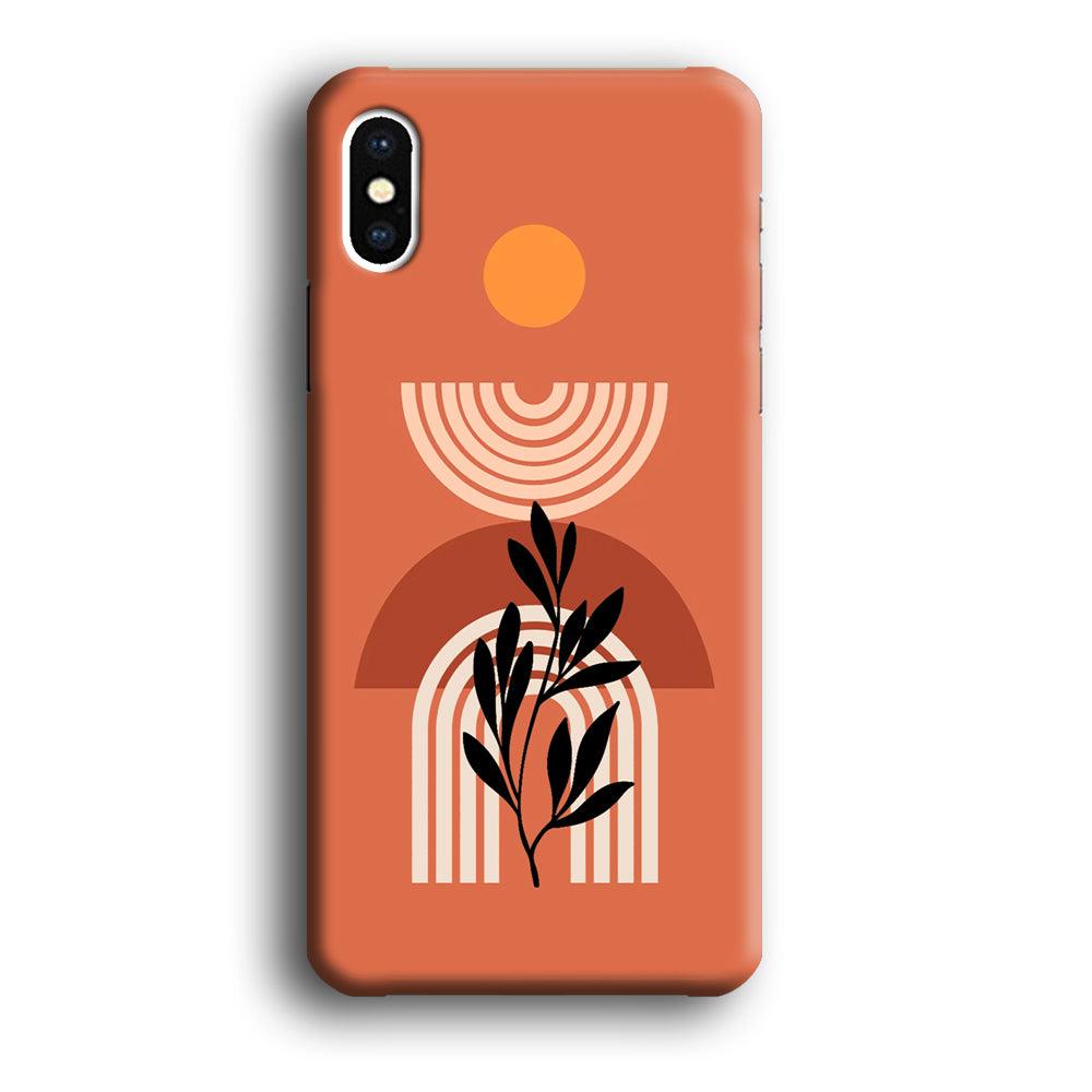 Modern Shapes Pillar Field iPhone X Case-Oxvistore