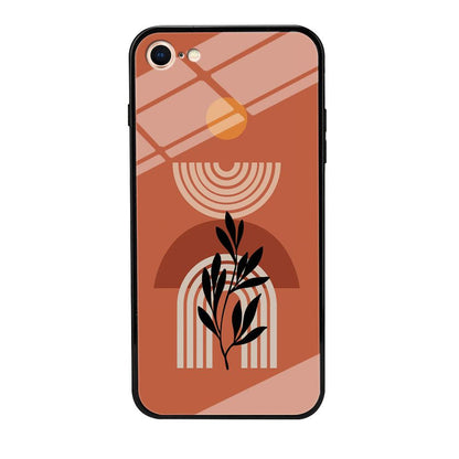 Modern Shapes Pillar Field iPhone 8 Case-Oxvistore