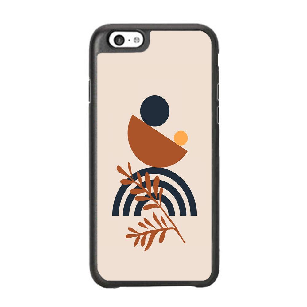 Modern Shapes The Balance of Nature iPhone 6 Plus | 6s Plus Case-Rubber Black (2D Case)-Oxvistore