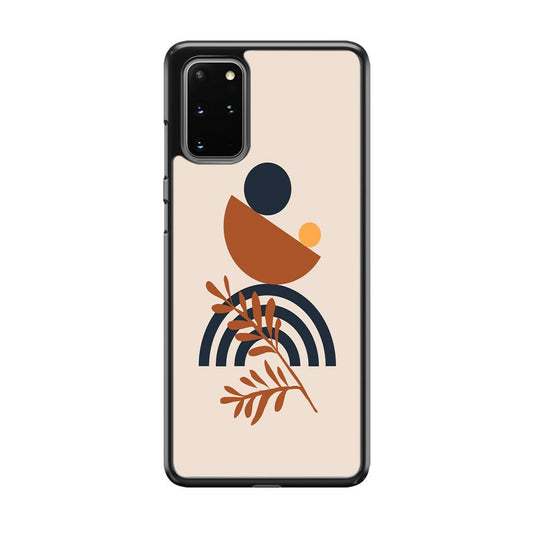 Modern Shapes The Balance of Nature Samsung Galaxy S20 Plus Case-Rubber Black (2D Case)-Oxvistore