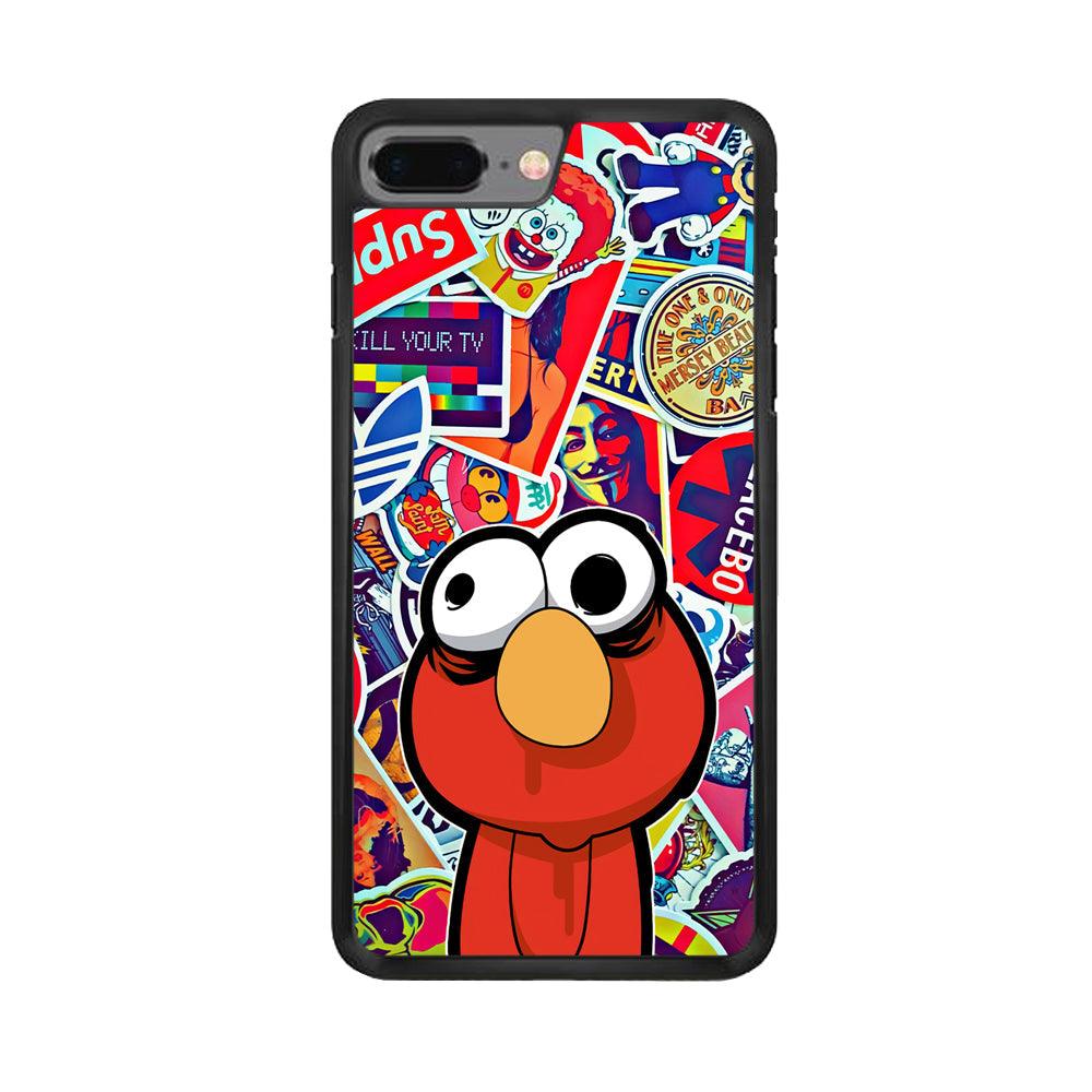 Monday Morning Attitude iPhone 8 Plus Case-Rubber Black (2D Case)-Oxvistore