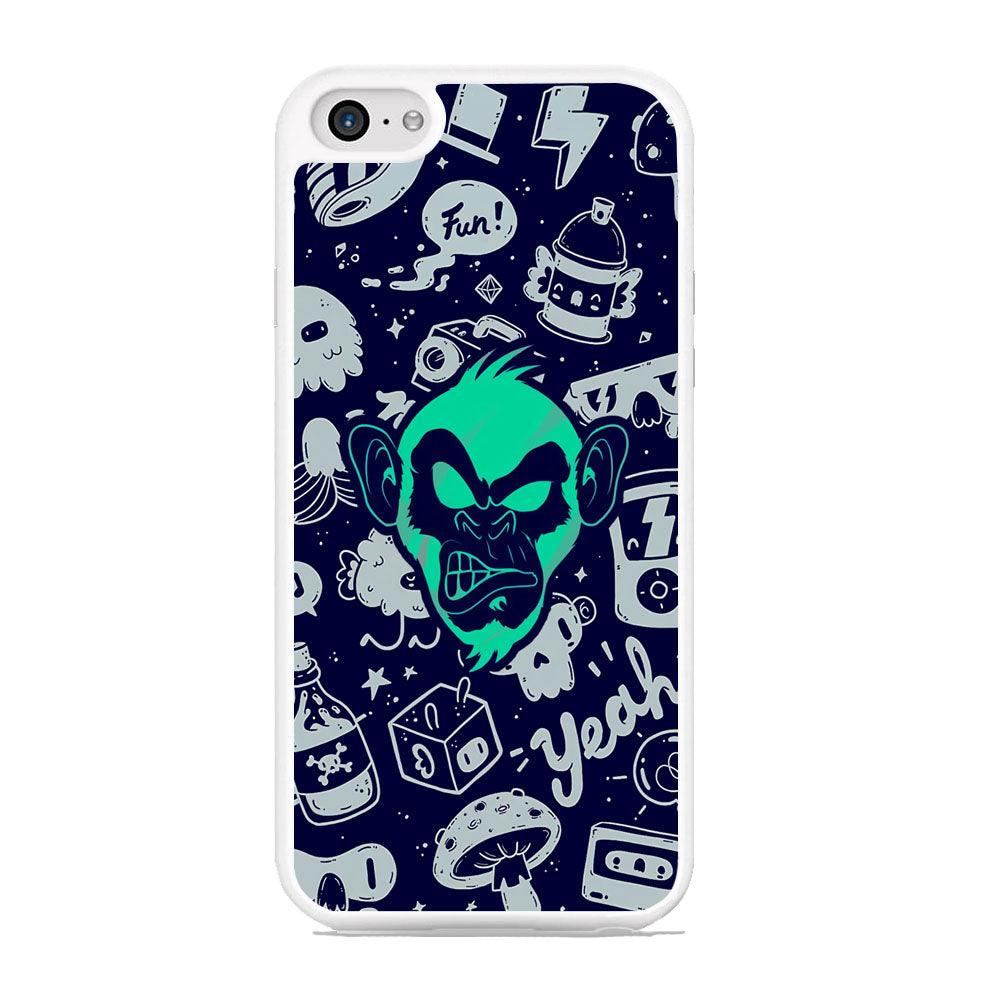 Monkey Fun Glow iPhone 6 Plus | 6s Plus Case-Oxvistore