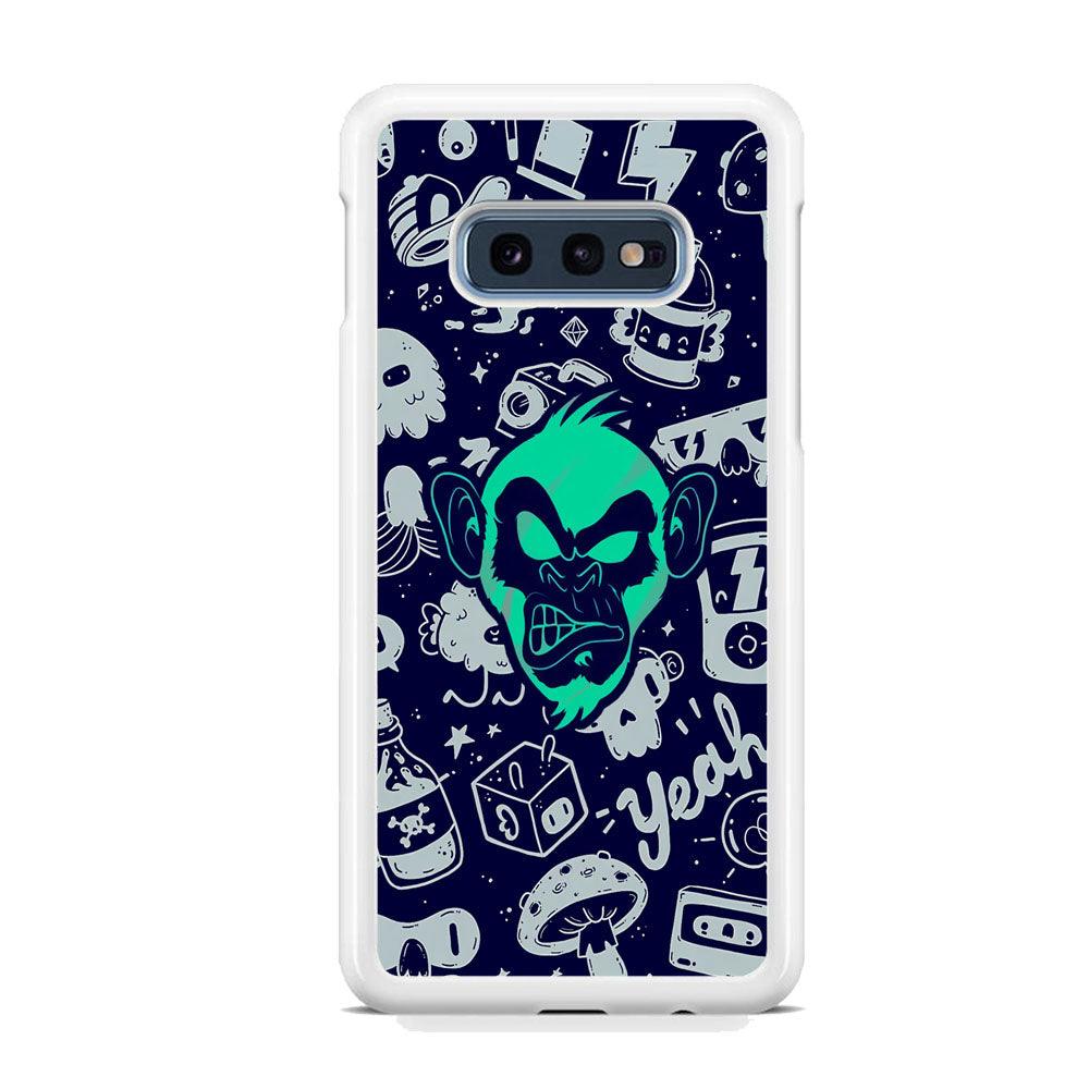 Monkey Fun Glow Samsung Galaxy S10E Case-Oxvistore