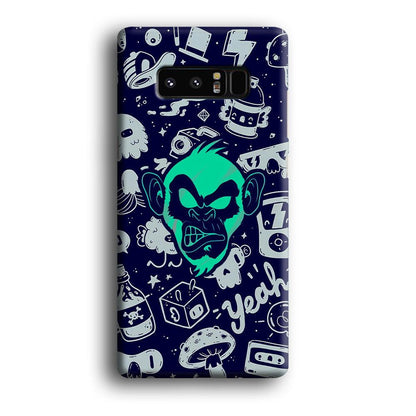 Monkey Fun Glow Samsung Galaxy Note 8 Case-Oxvistore