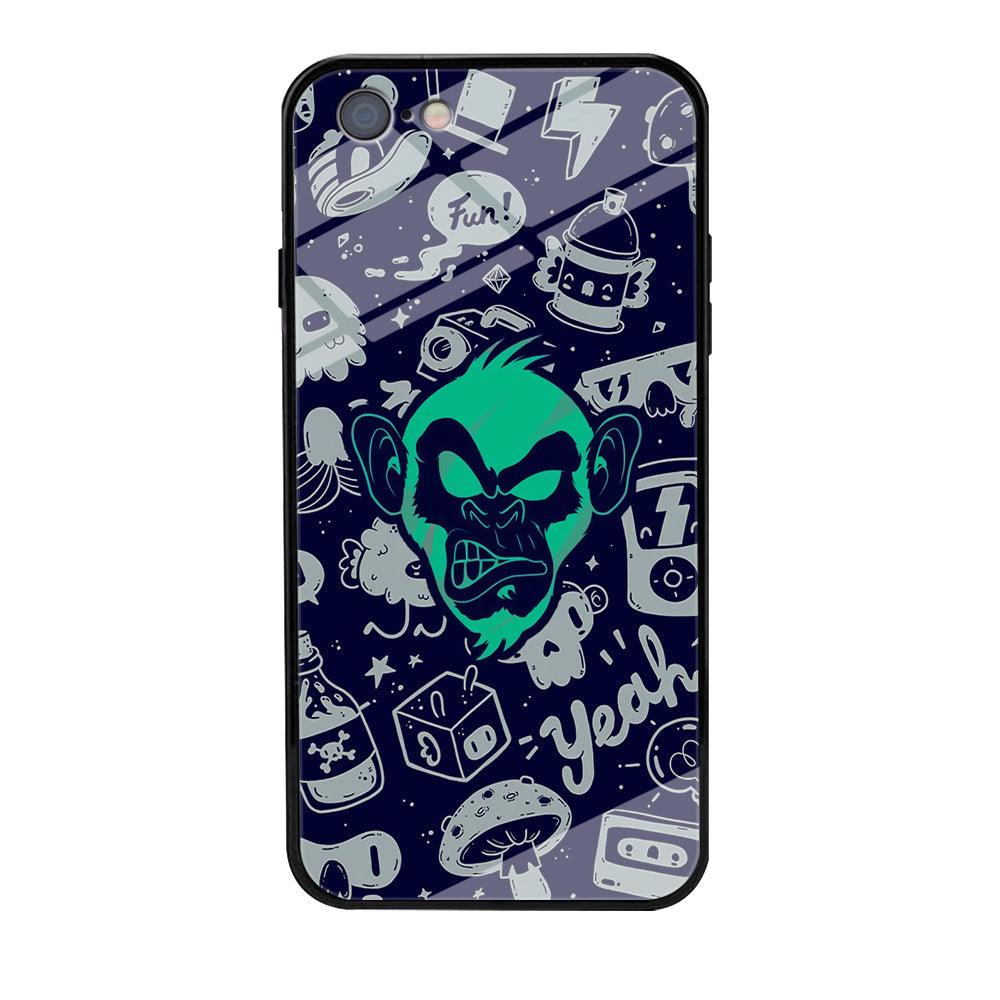 Monkey Fun Glow iPhone 6 Plus | 6s Plus Case-Oxvistore