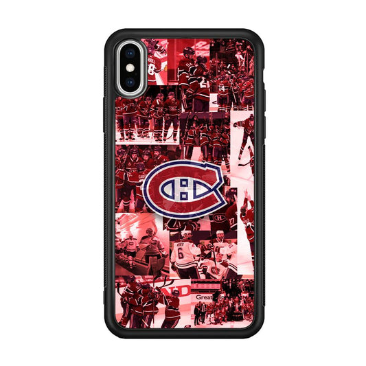 Montreal Canadiens Collage of Celebration iPhone XS Case-Oxvistore