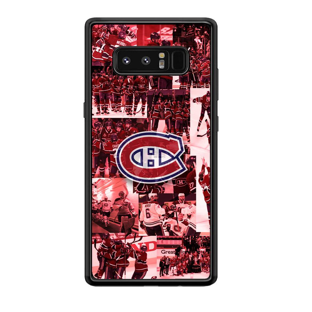 Montreal Canadiens Collage of Celebration Samsung Galaxy Note 8 Case-Oxvistore