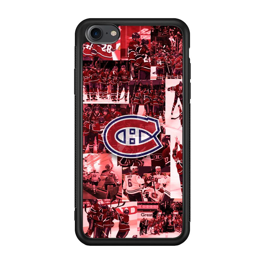 Montreal Canadiens Collage of Celebration iPhone 8 Case-Oxvistore