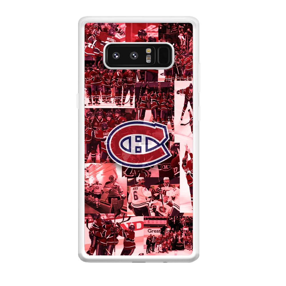 Montreal Canadiens Collage of Celebration Samsung Galaxy Note 8 Case-Oxvistore