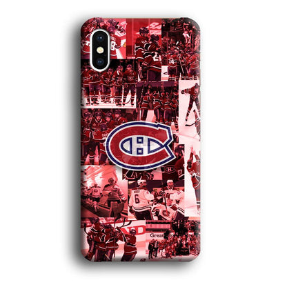 Montreal Canadiens Collage of Celebration iPhone Xs Max Case-Oxvistore