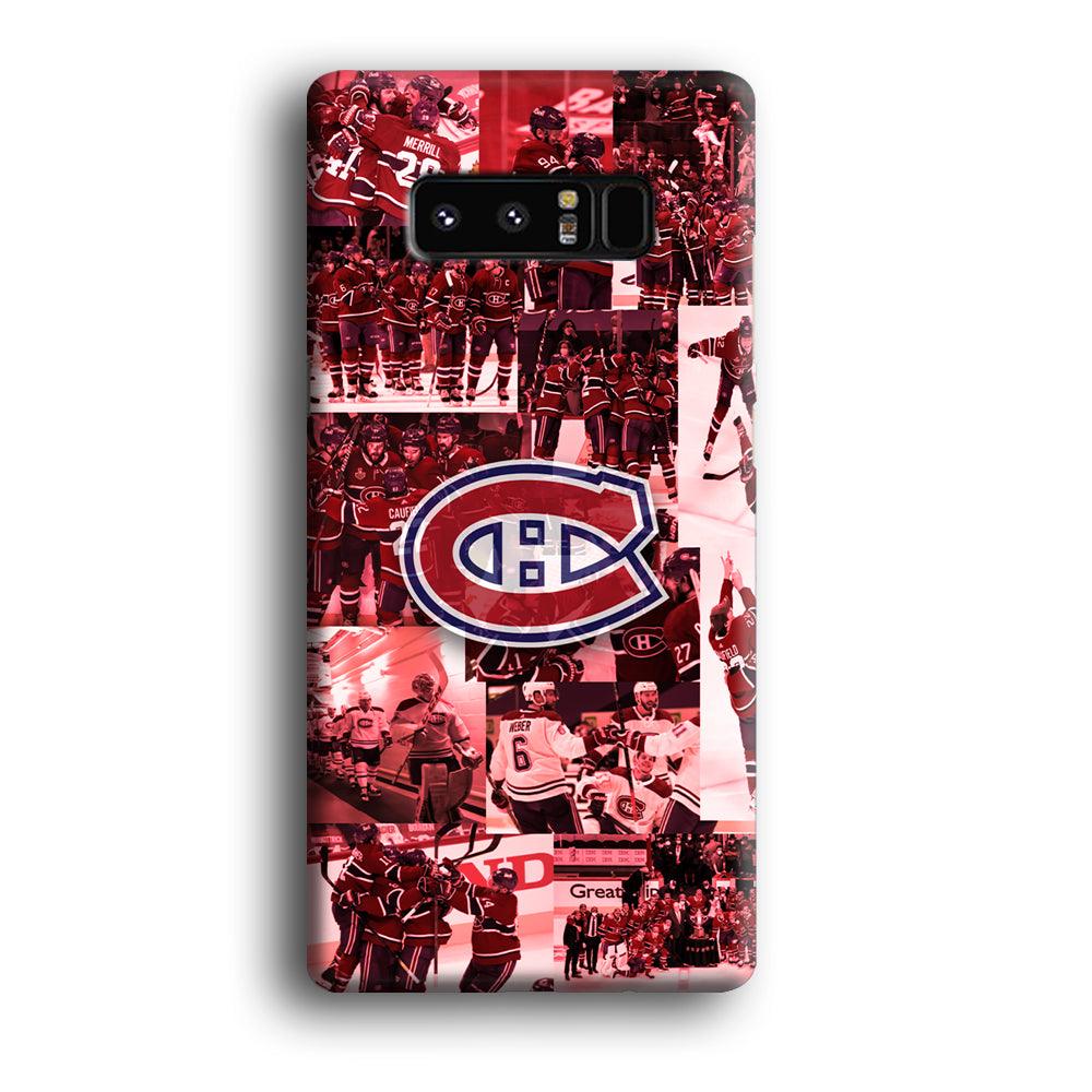 Montreal Canadiens Collage of Celebration Samsung Galaxy Note 8 Case-Oxvistore