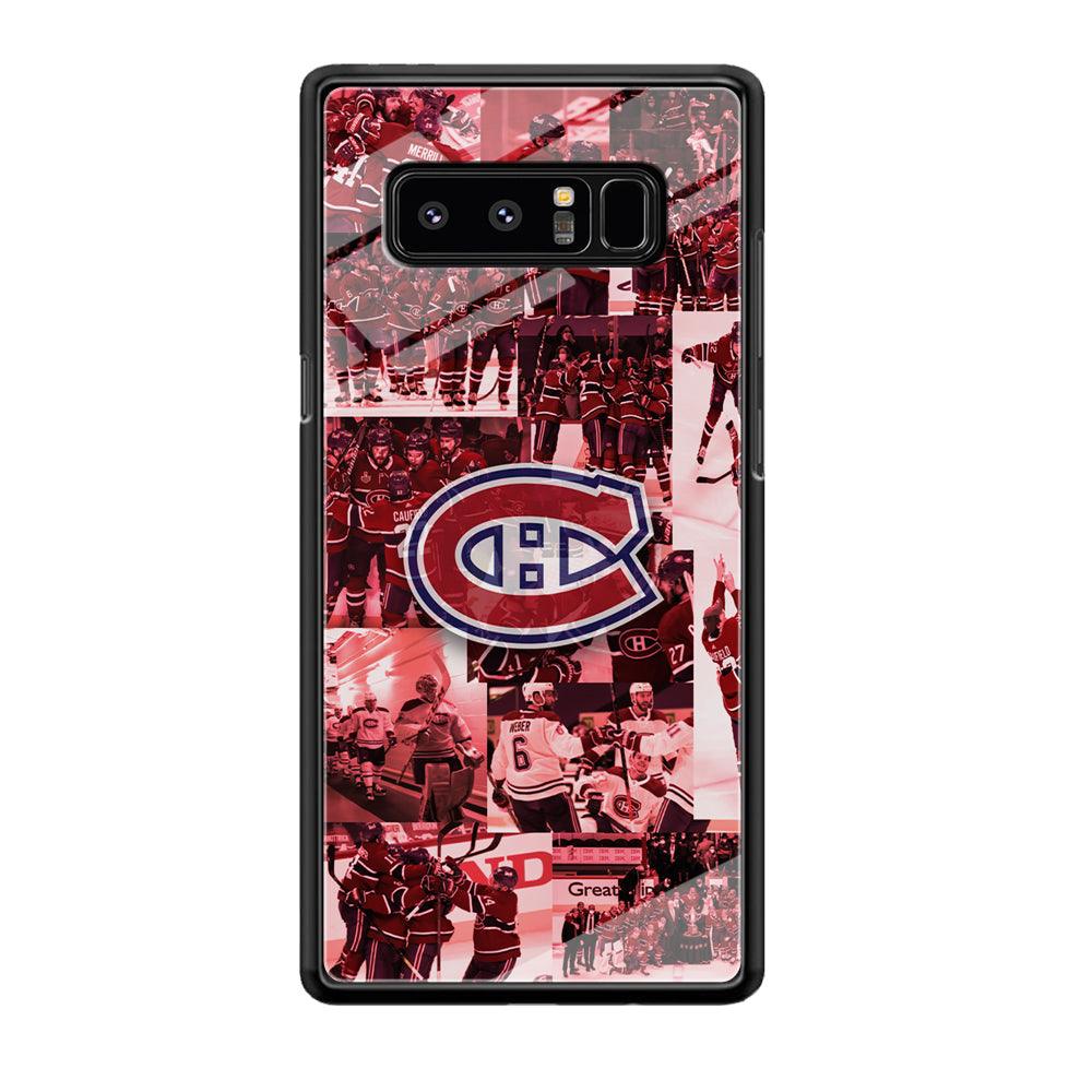 Montreal Canadiens Collage of Celebration Samsung Galaxy Note 8 Case-Oxvistore