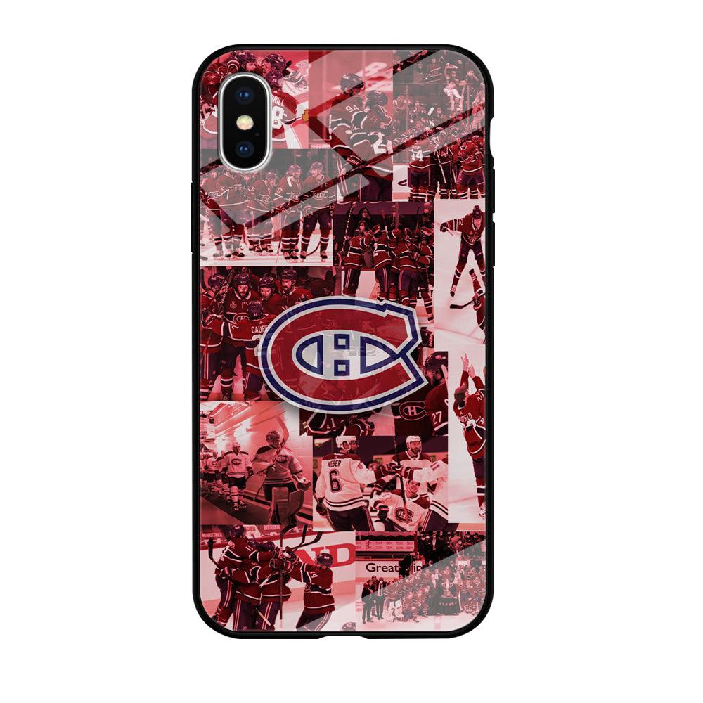 Montreal Canadiens Collage of Celebration iPhone X Case-Oxvistore