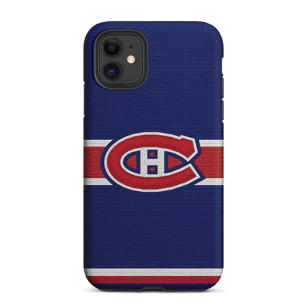 Montreal Canadiens Logo 2 in 1 Tough Phone Case