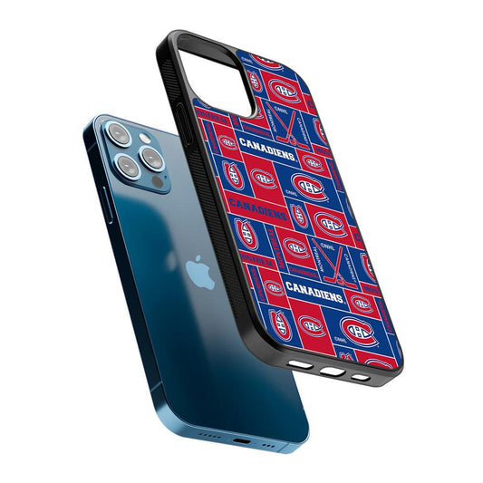 Montreal Canadiens Pattern 2D Rubber Phone Case-Oxvistore