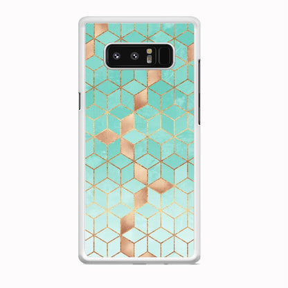 Mosaic Square Blue Phase Samsung Galaxy Note 8 Case-Oxvistore