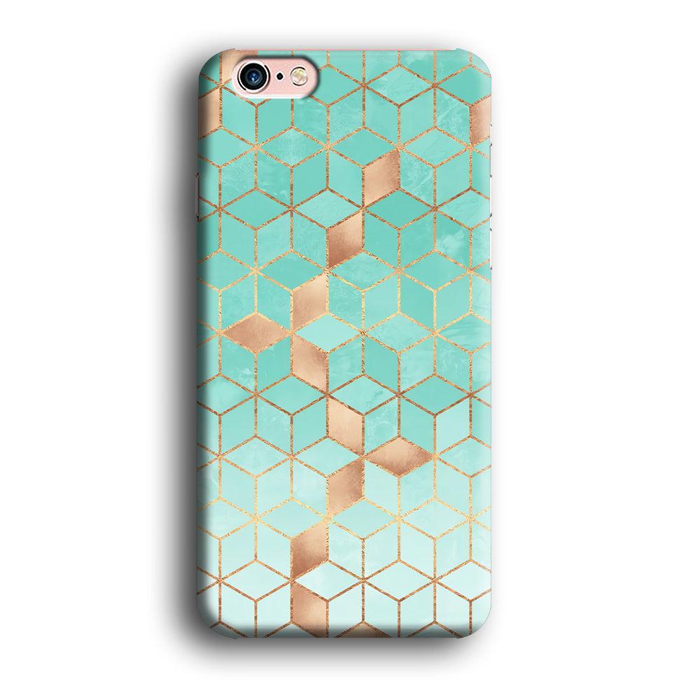 Mosaic Square Blue Phase iPhone 6 Plus | 6s Plus Case-Oxvistore