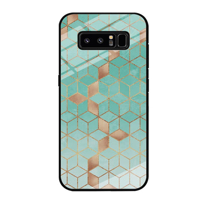 Mosaic Square Blue Phase Samsung Galaxy Note 8 Case-Oxvistore