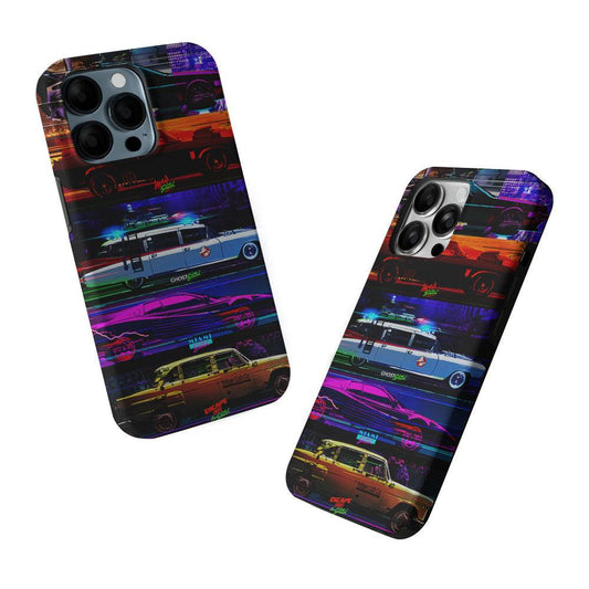 Muscle Car Vintage Retrowave 2 in 1 Tough Phone Case-Oxvistore