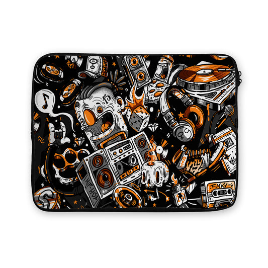 Music Graffiti Art Laptop Sleeve Protective Cover