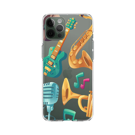 Music Instrument of Jazz Clear Soft Case