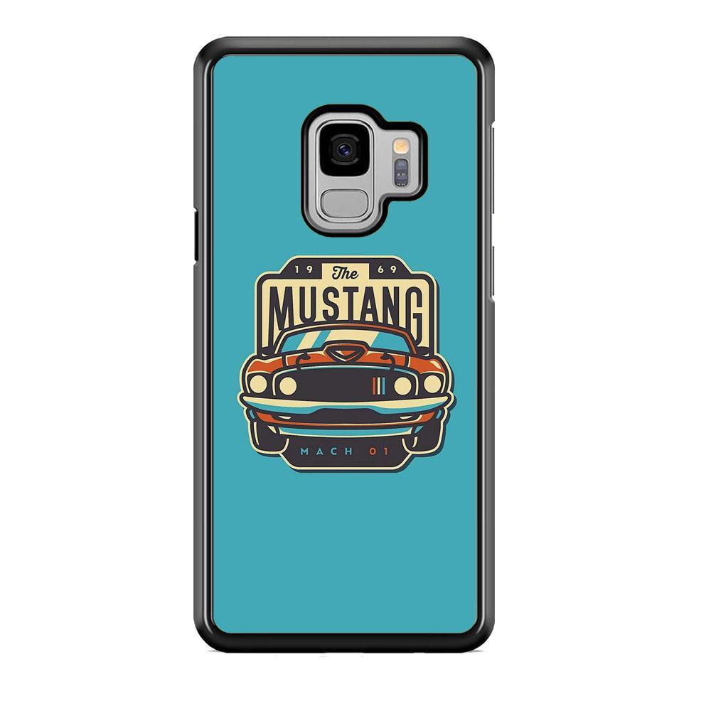Mustang Mach 01 Samsung Galaxy S9 Case-Rubber Black (2D Case)-Oxvistore