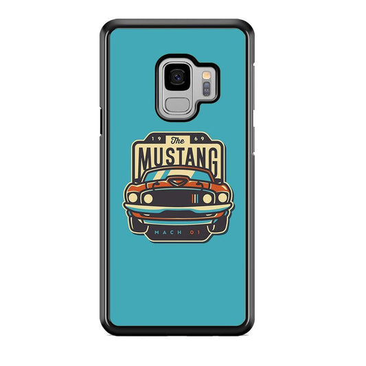 Mustang Mach 01 Samsung Galaxy S9 Case-Rubber Black (2D Case)-Oxvistore