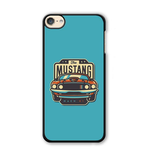 Mustang Mach 01 iPod Touch 6 Case-Plastic Black (2D Case)-Oxvistore
