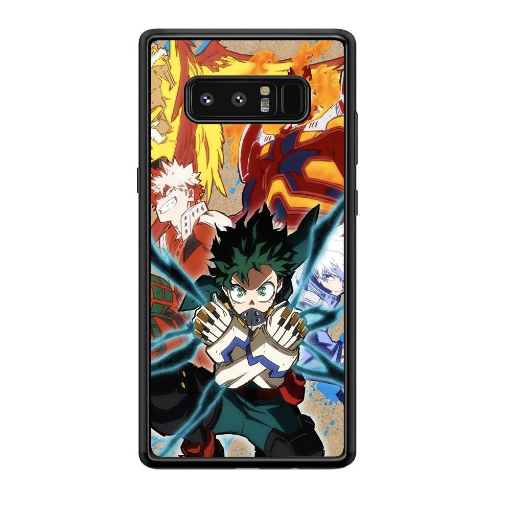 My Hero Academia Black Lightning Samsung Galaxy Note 8 Case-Oxvistore