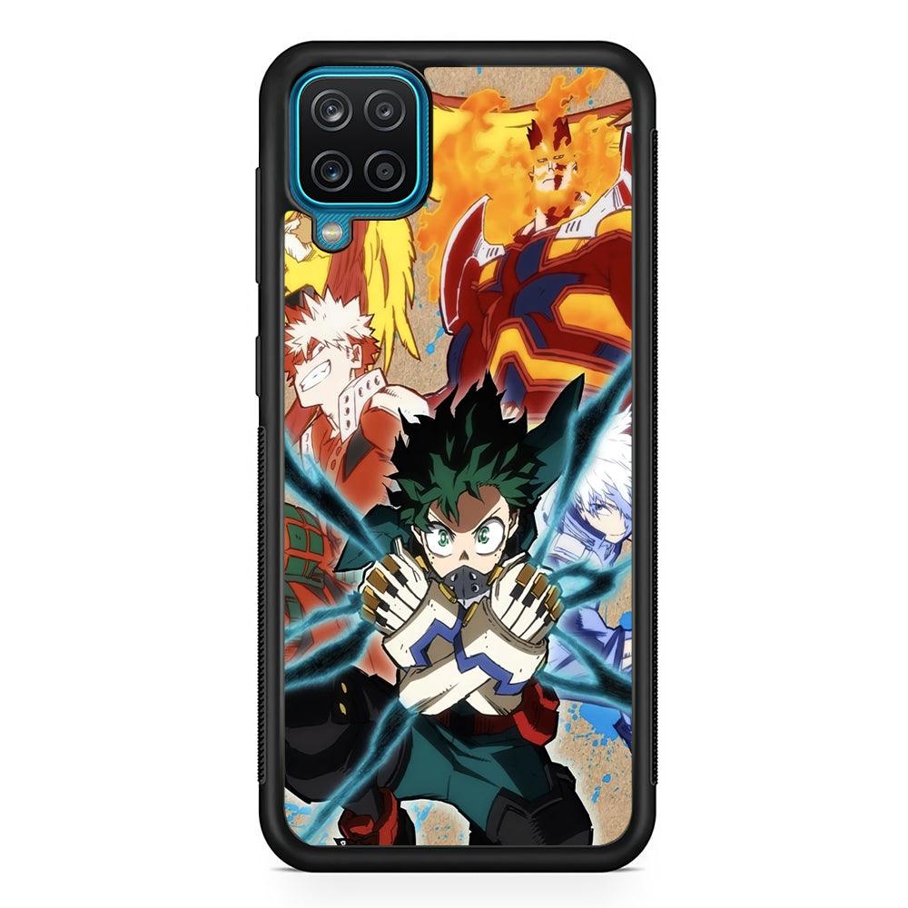 My Hero Academia Black Lightning Samsung Galaxy A12 Case-Oxvistore