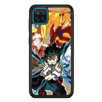 My Hero Academia Black Lightning Samsung Galaxy A12 Case-Oxvistore