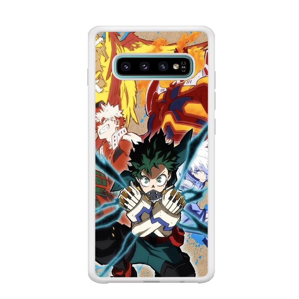 My Hero Academia Black Lightning Samsung Galaxy S10 Plus Case-Oxvistore